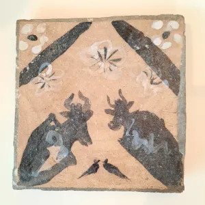 Schomer Lichtner Vintage Handpainted Tiles