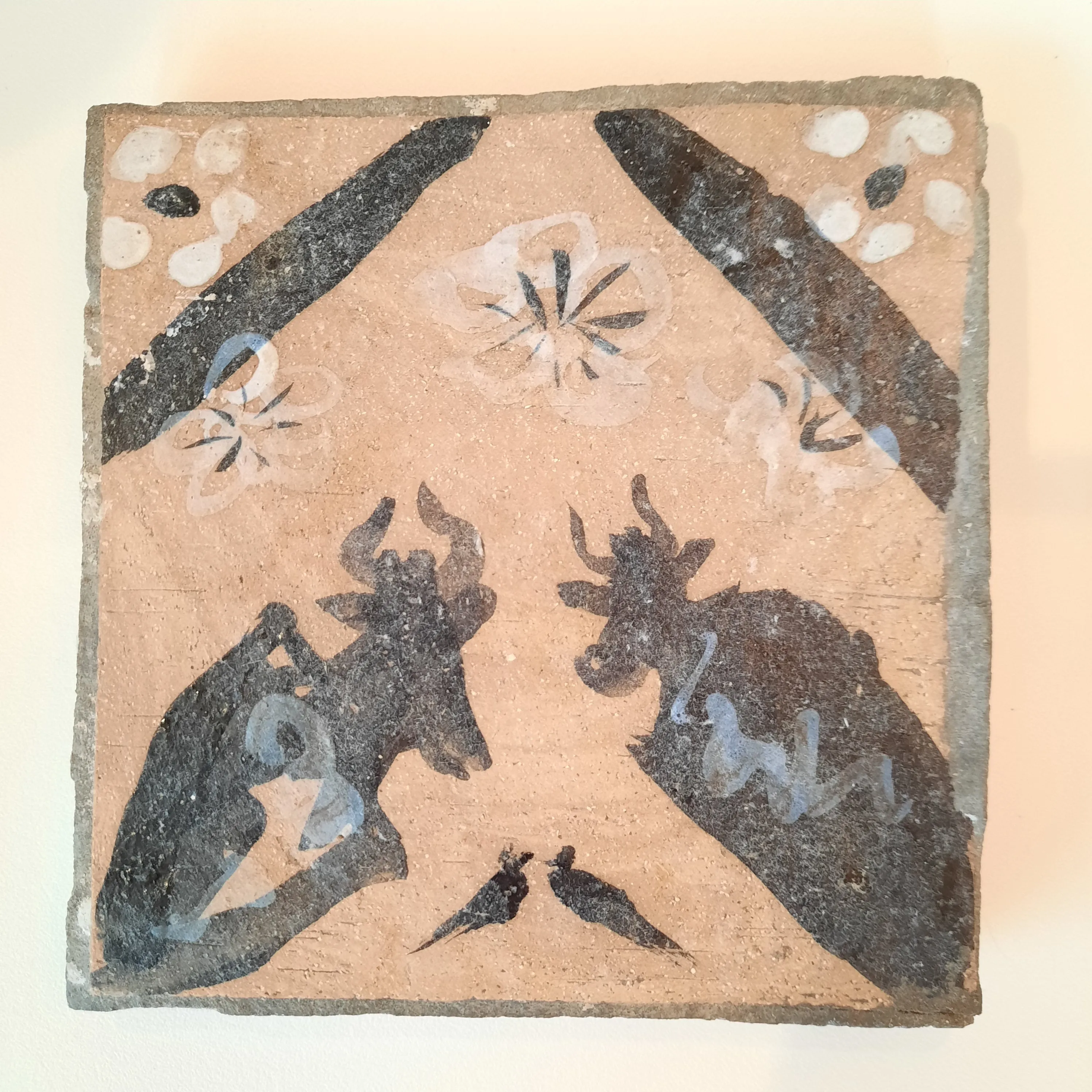 Schomer Lichtner Vintage Handpainted Tiles