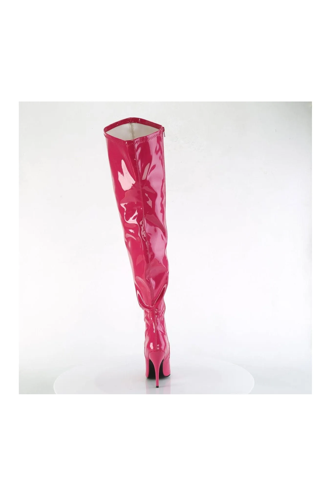 SEDUCE-3000WC Pink Patent Thigh Boot