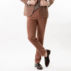 Slim Fit Trousers Rusty Brown