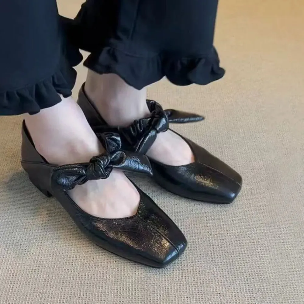 Square Toe Flats Loafers