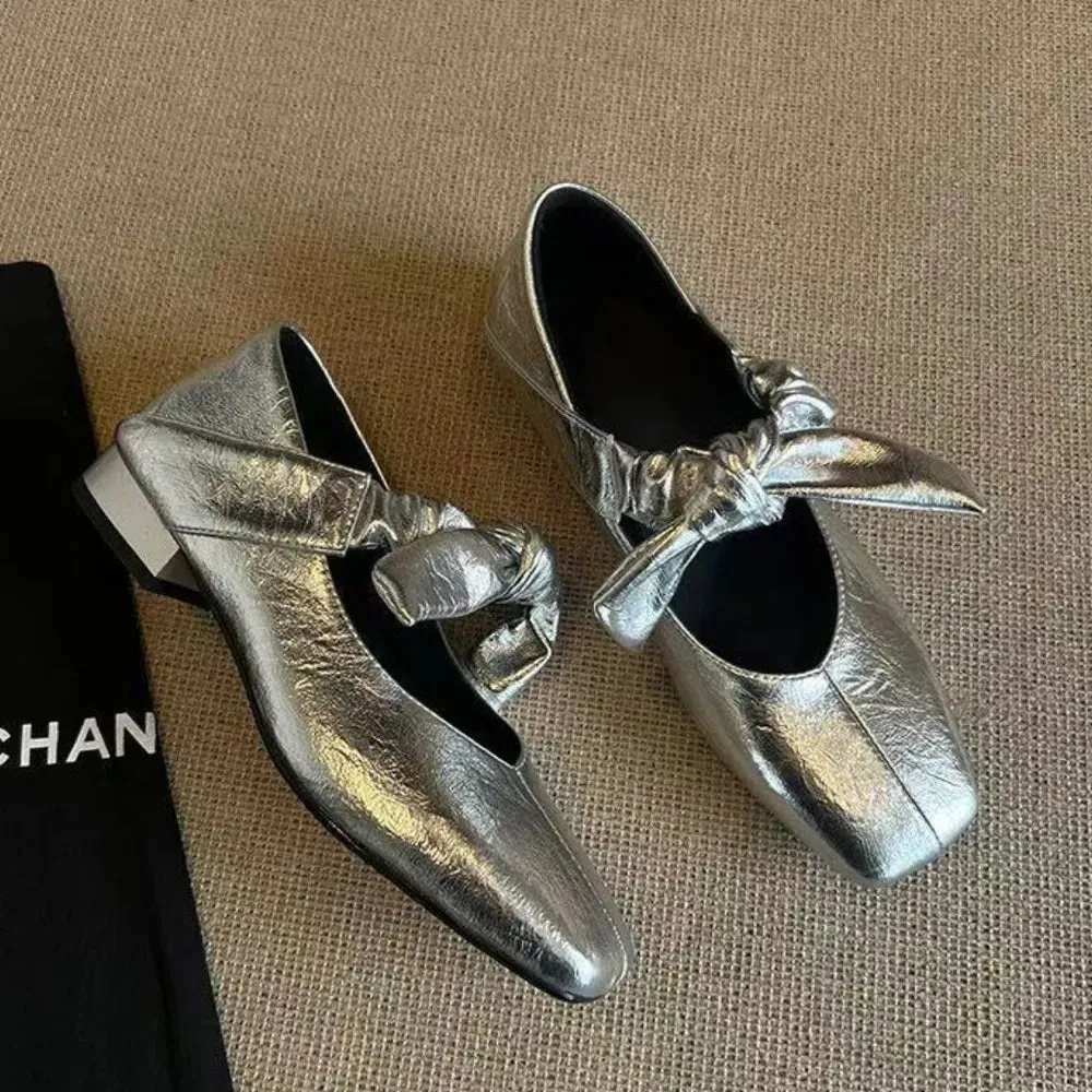 Square Toe Flats Loafers