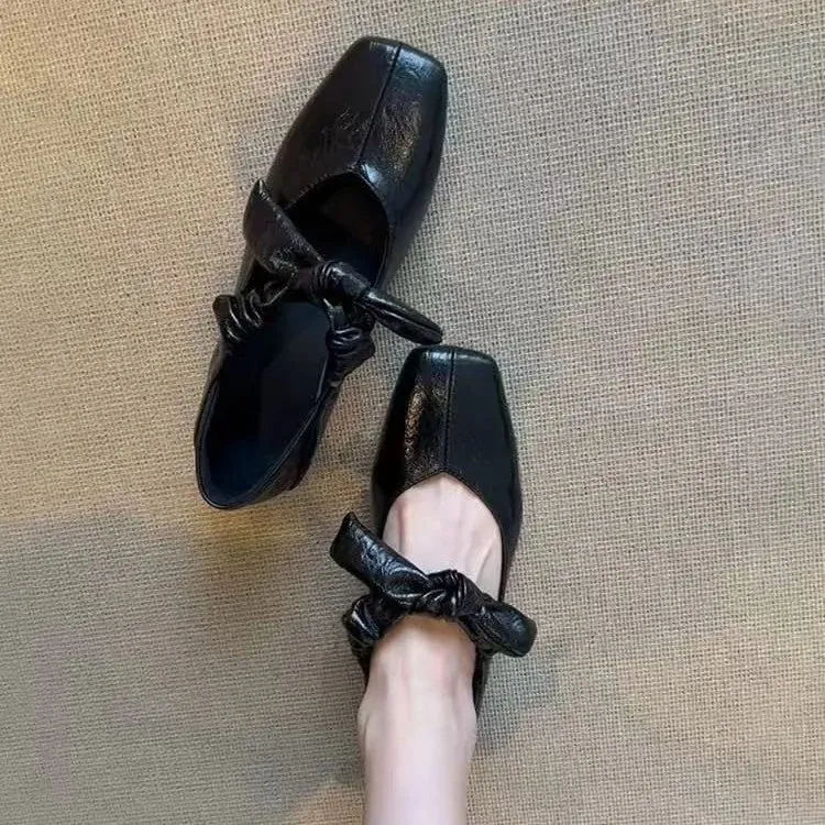 Square Toe Flats Loafers