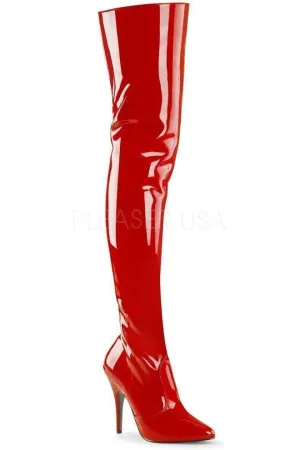 SS-SEDUCE-3010 Thigh Boot | Red Patent