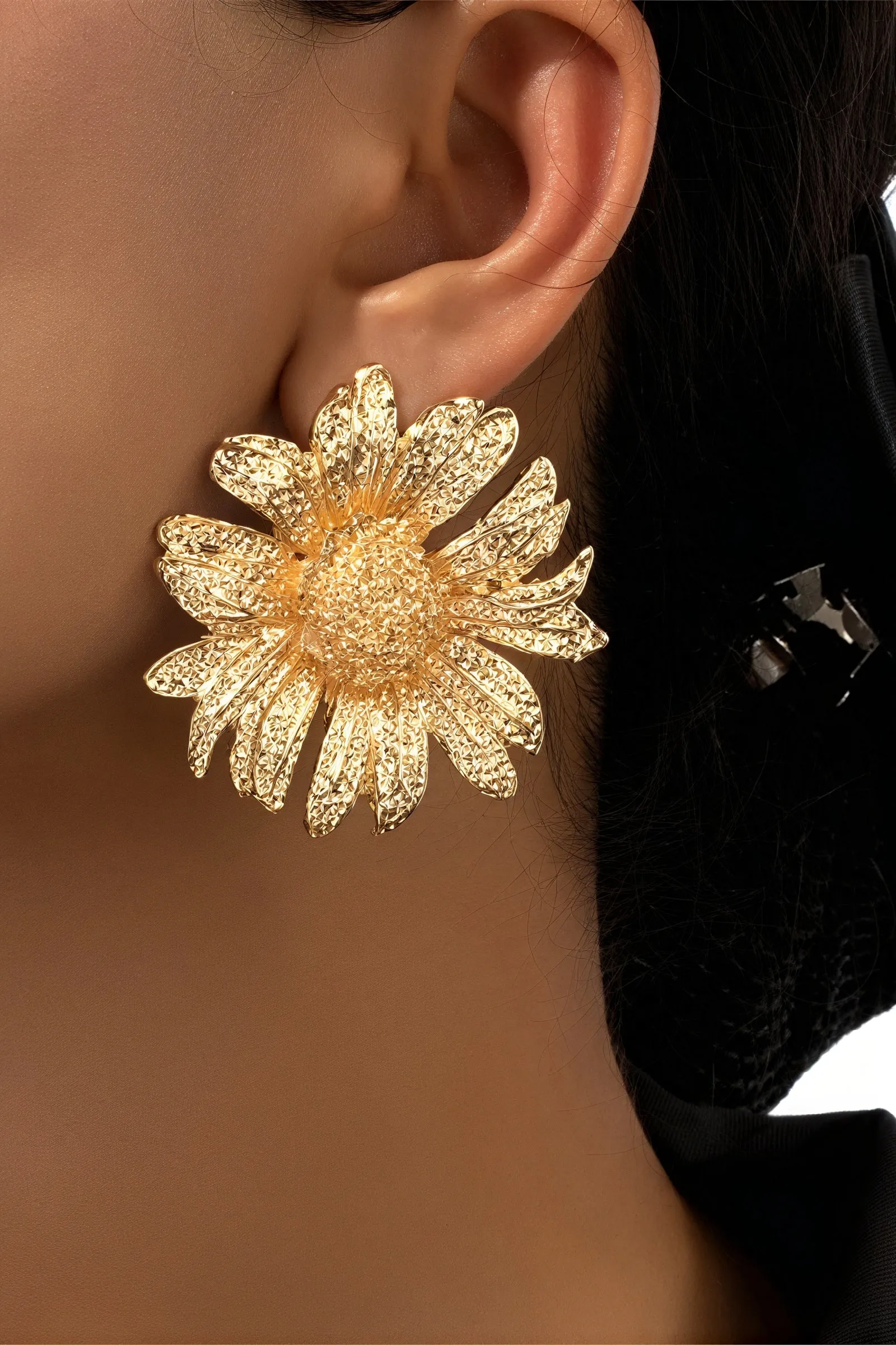 Statement Daisy Drop Earrings