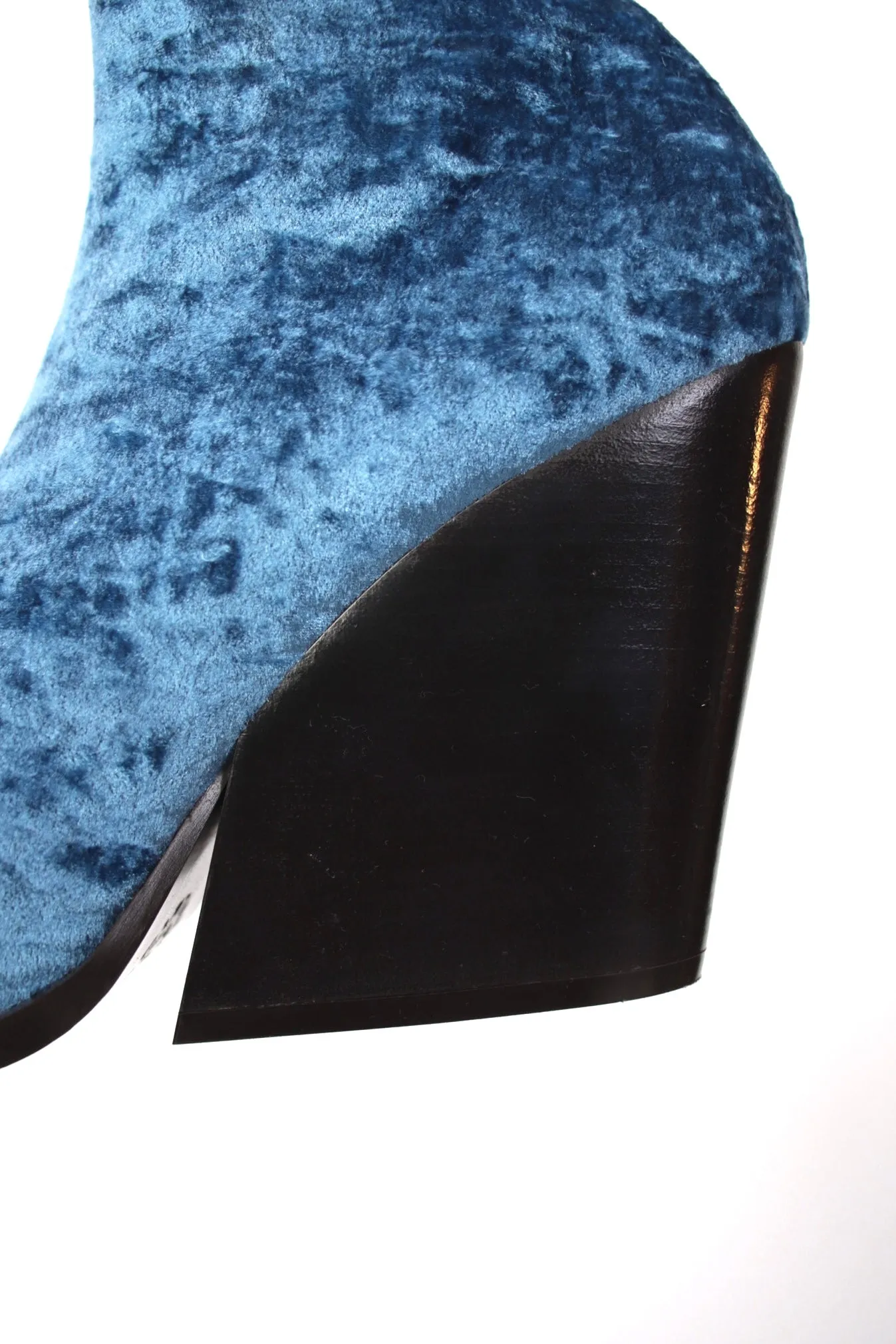Stella McCartney Cowboy Crushed Velvet Boots