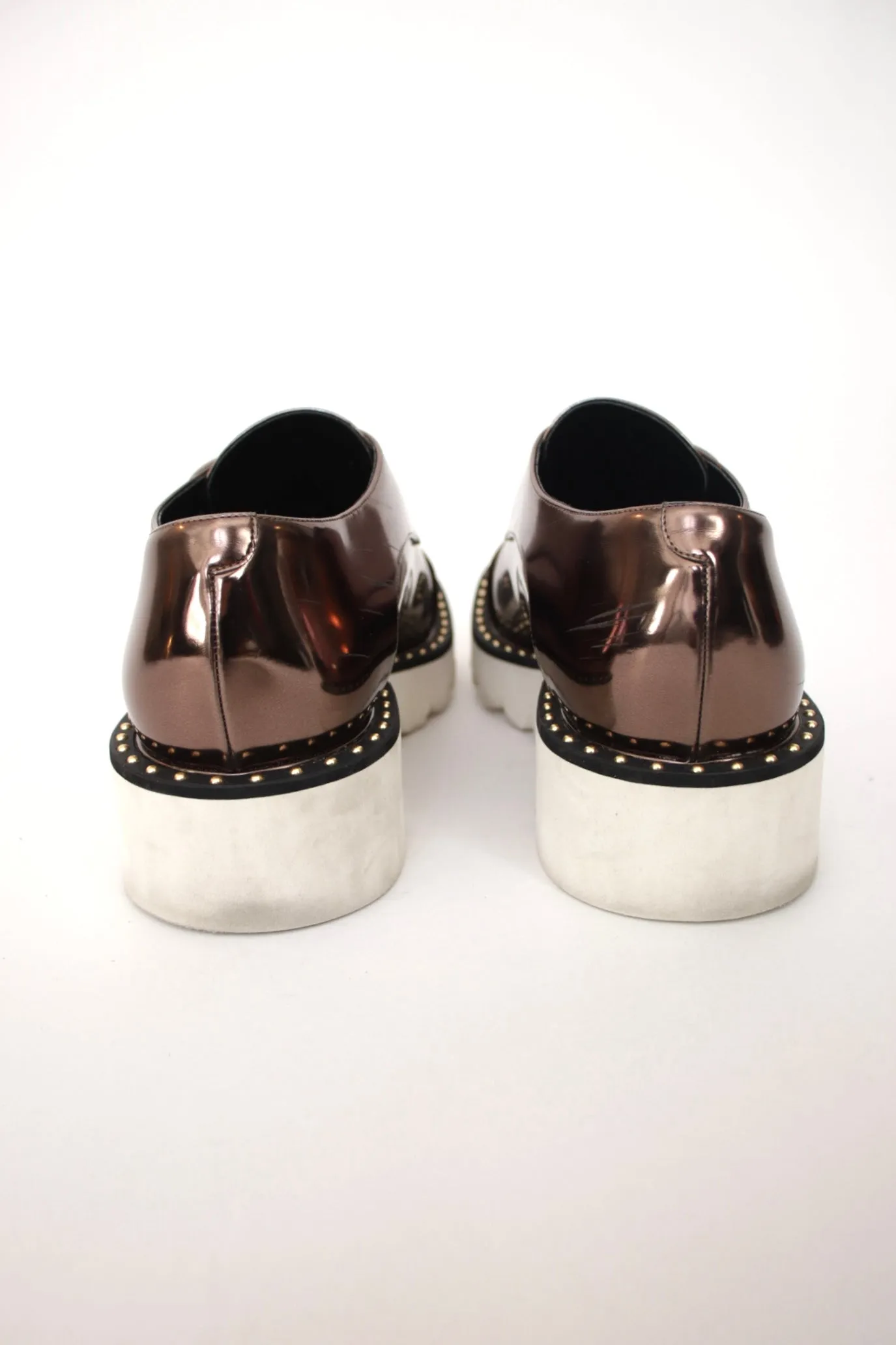 Stella McCartney Metallic Brogues