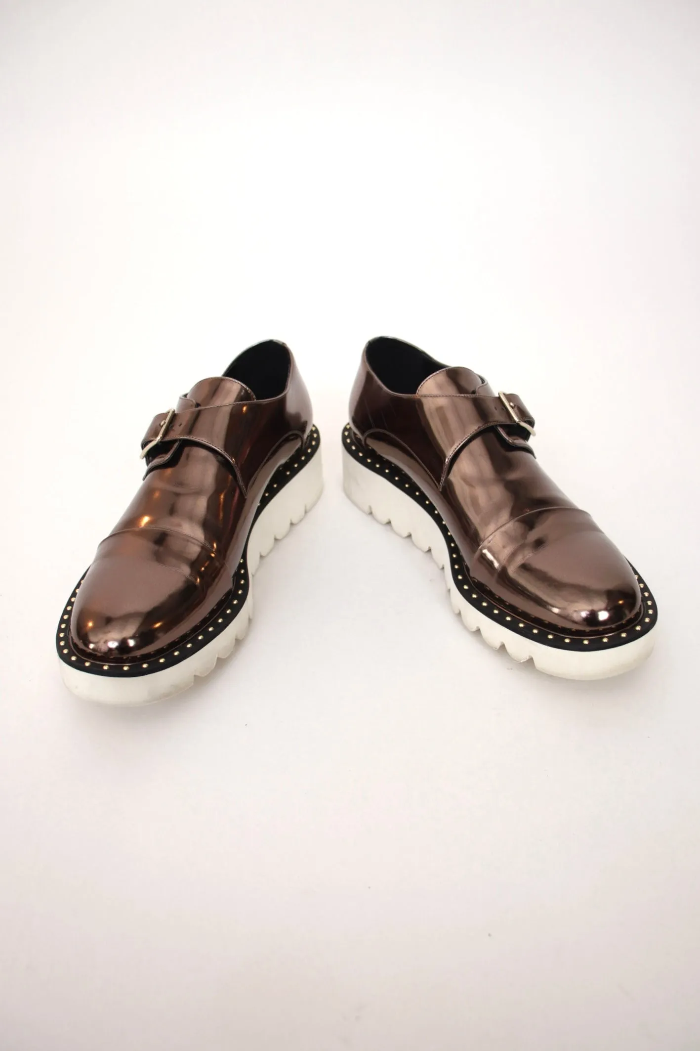 Stella McCartney Metallic Brogues