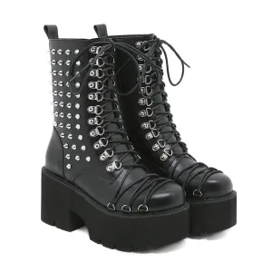 Studded Knight Boots