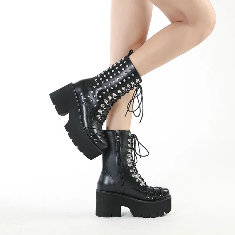 Studded Knight Boots