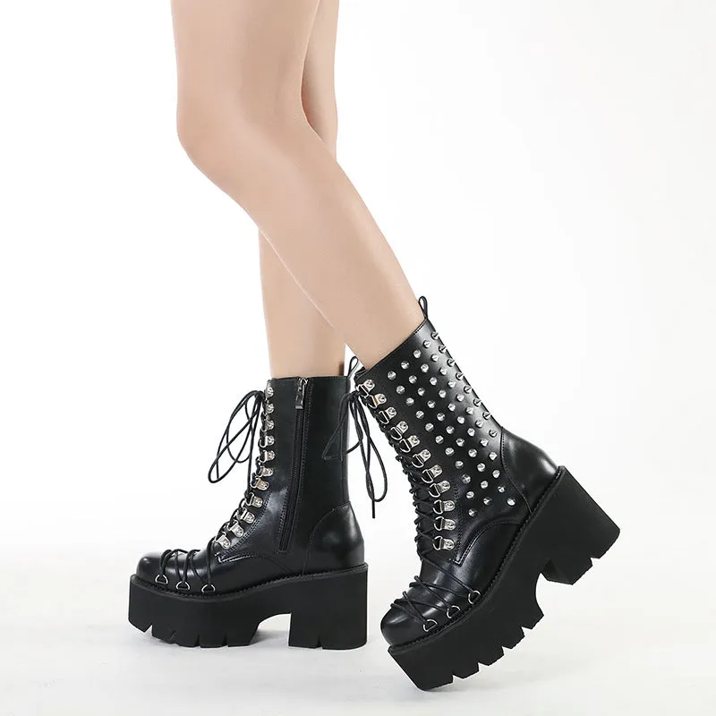 Studded Knight Boots