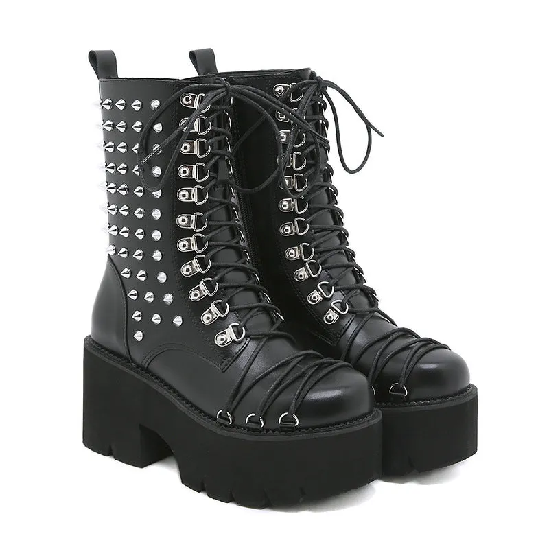 Studded Knight Boots