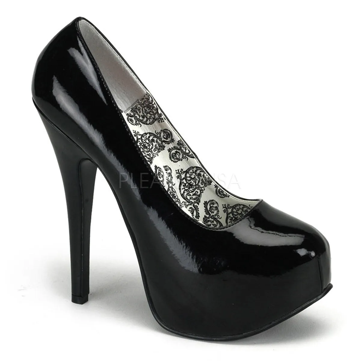 TEEZE-06W  Black Patent