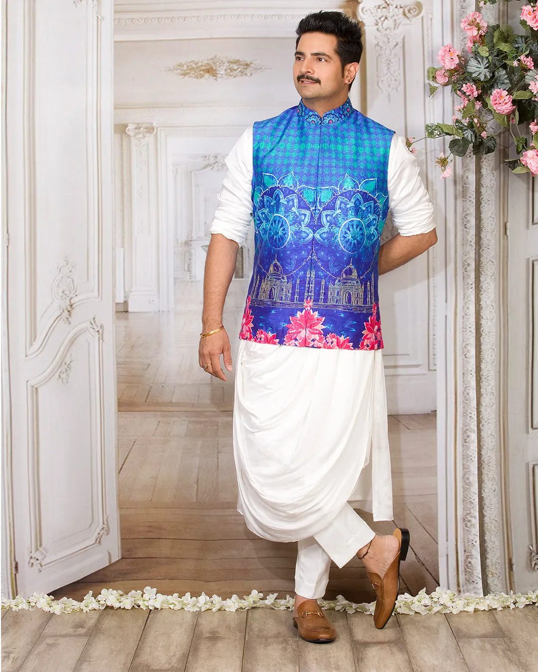 The Kovaltio Cowl Kurta and Kapu Bandi