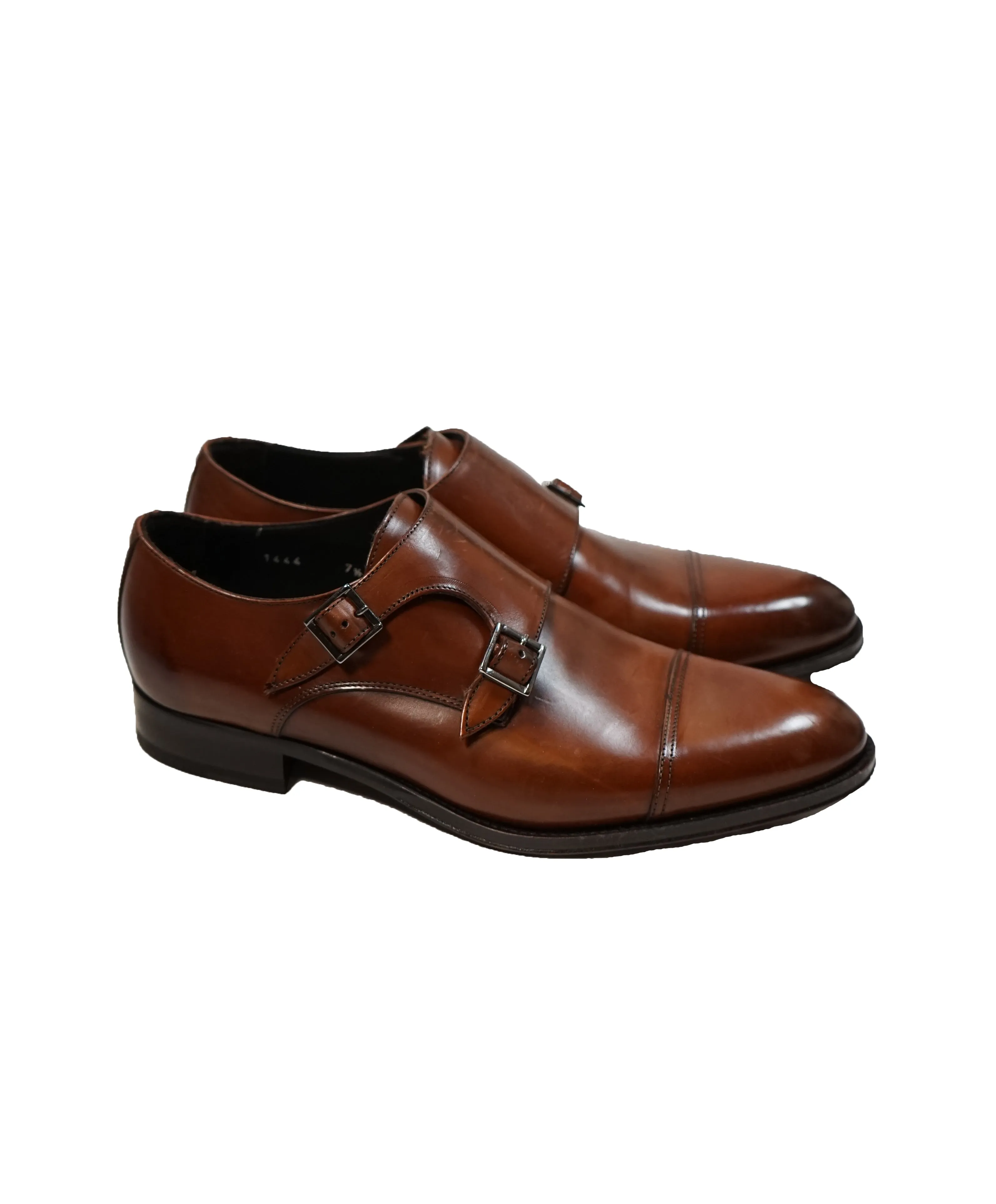 TO BOOT NEW YORK - Brown Double Monk Strap Loafers - 7.5