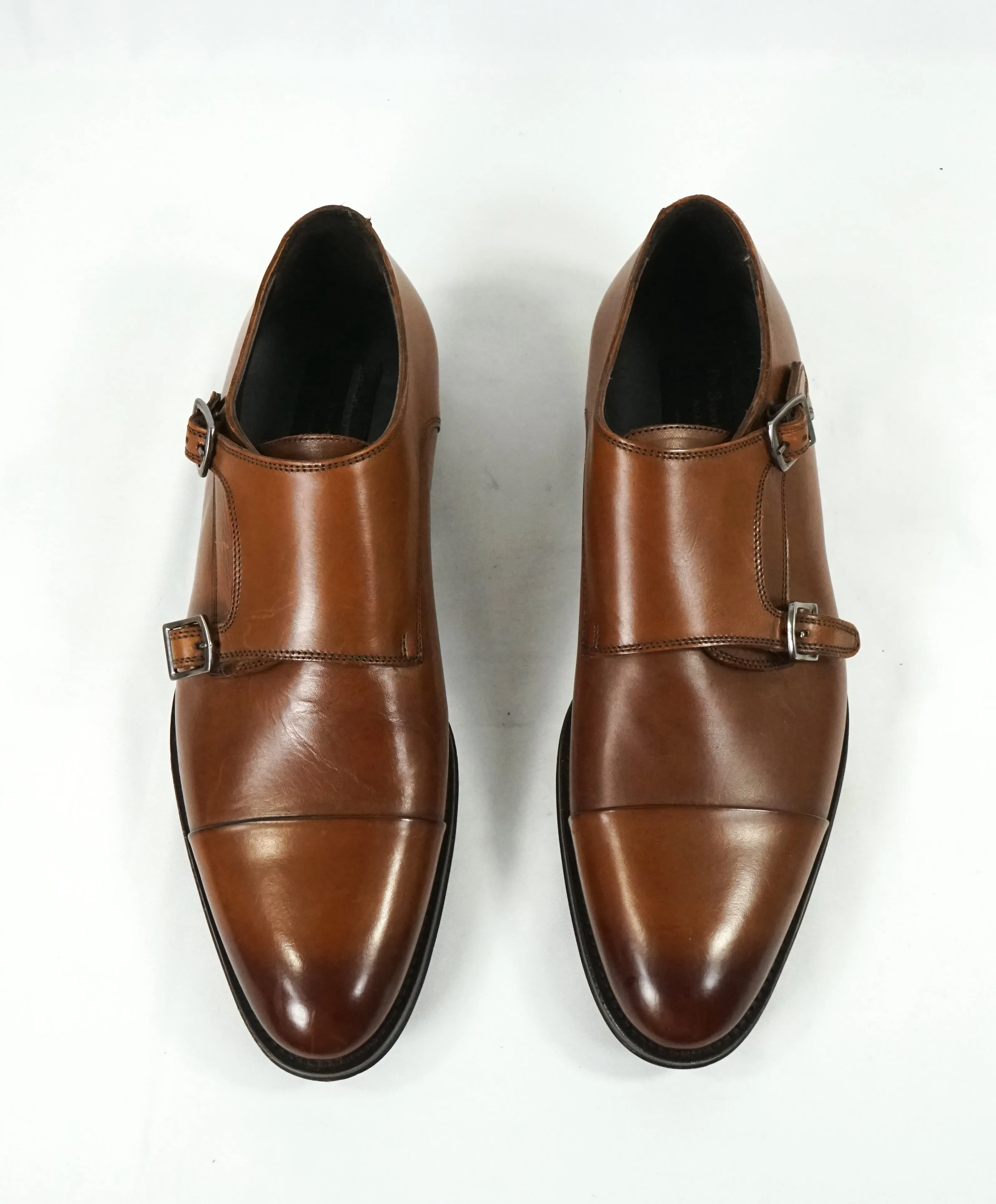 TO BOOT NEW YORK - Double Monk Strap Loafers Brown Round Toe - 7.5