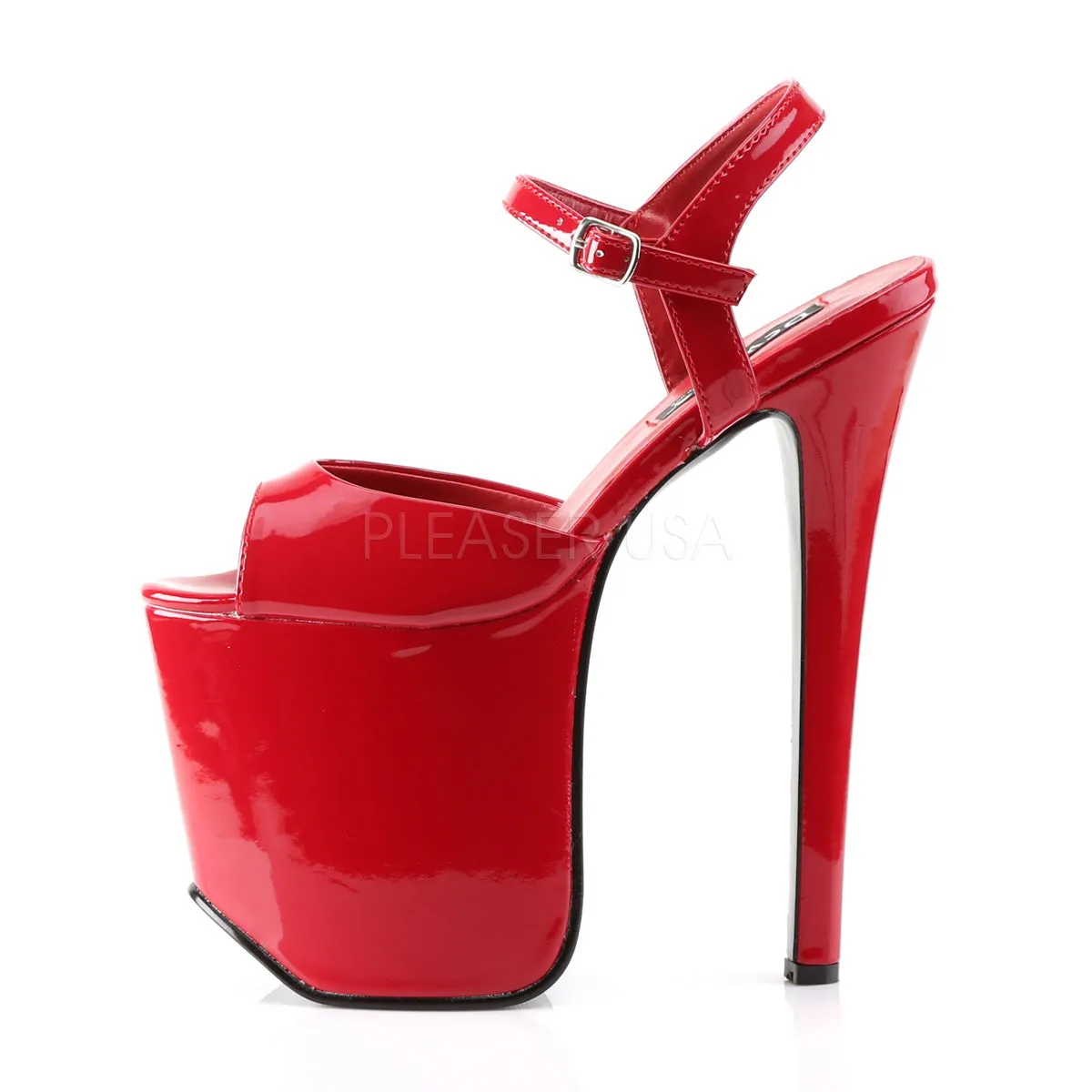 TRAMP-709  Red Patent/Red