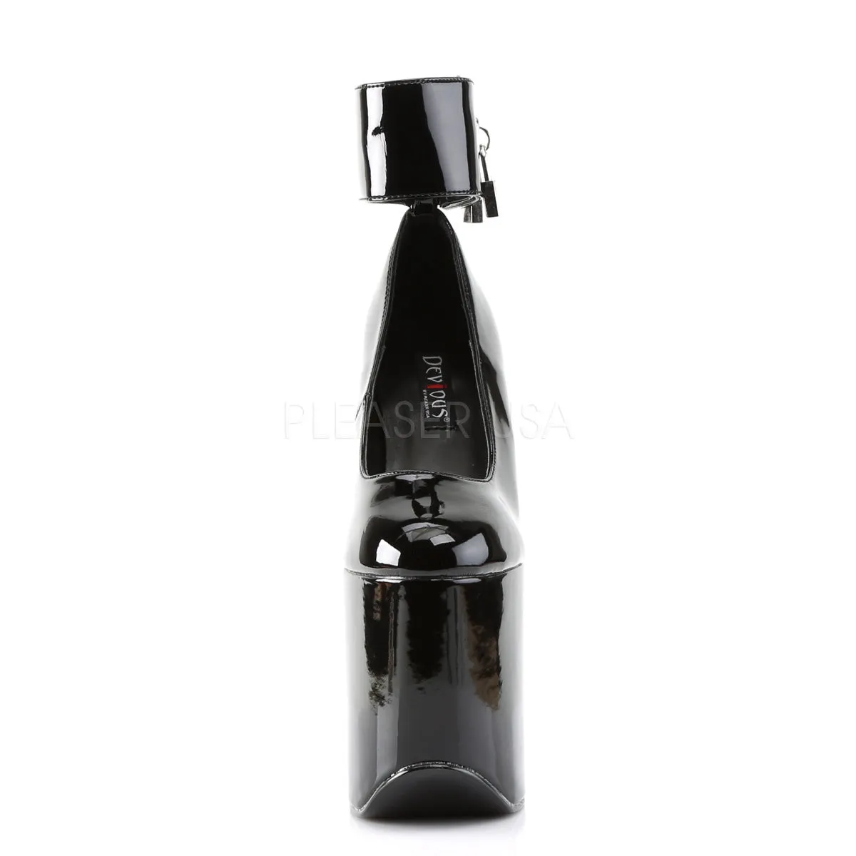 TRAMP-742  Black Patent/Black