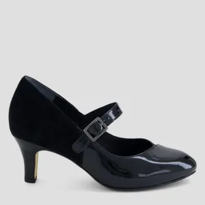 TRELL XW - BLACK PATENT SUEDE