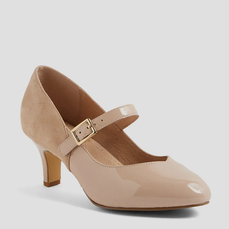TRELL XW - CAFE PATENT SUEDE