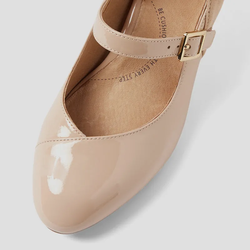TRELL XW - CAFE PATENT SUEDE