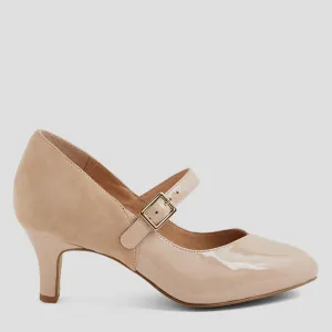 TRELL XW - CAFE PATENT SUEDE