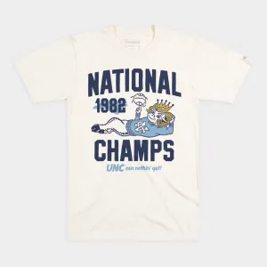 UNC Men's Basketball Vintage 1982 National Champs Tee