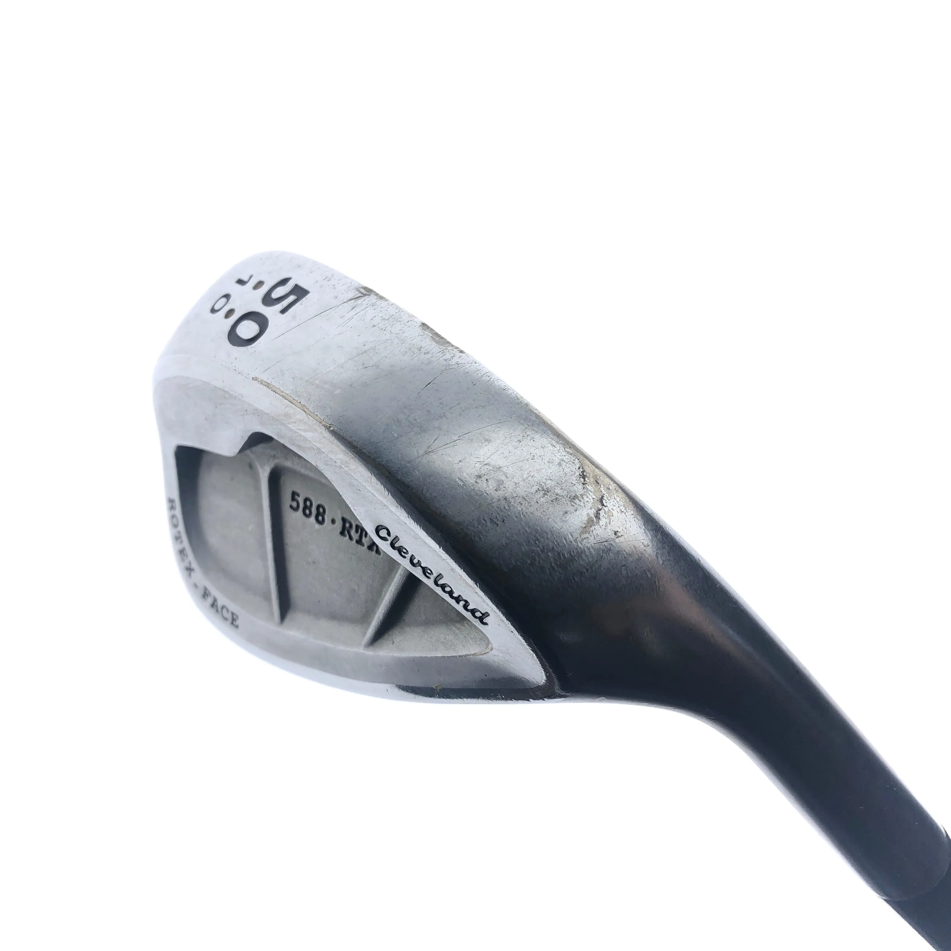 Used Cleveland 588 RTX CB Satin Chrome Approach Wedge / 50 Degrees / Wedge Flex