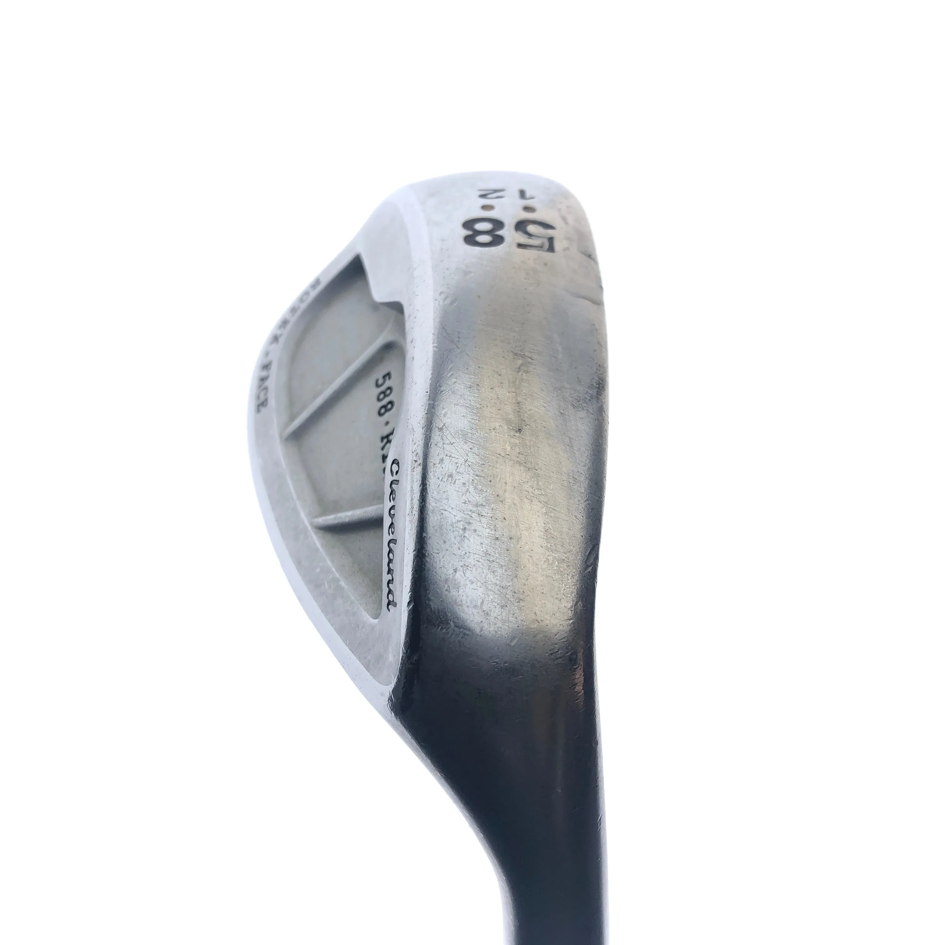 Used Cleveland 588 RTX CB Satin Chrome Lob Wedge / 58.0 Degrees / Wedge Flex