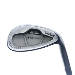 Used Cleveland 588 RTX CB Satin Chrome Lob Wedge / 58.0 Degrees / Wedge Flex