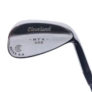 Used Cleveland 588 RTX Satin Chrome Gap Wedge / 50.0 Degrees / Wedge Flex
