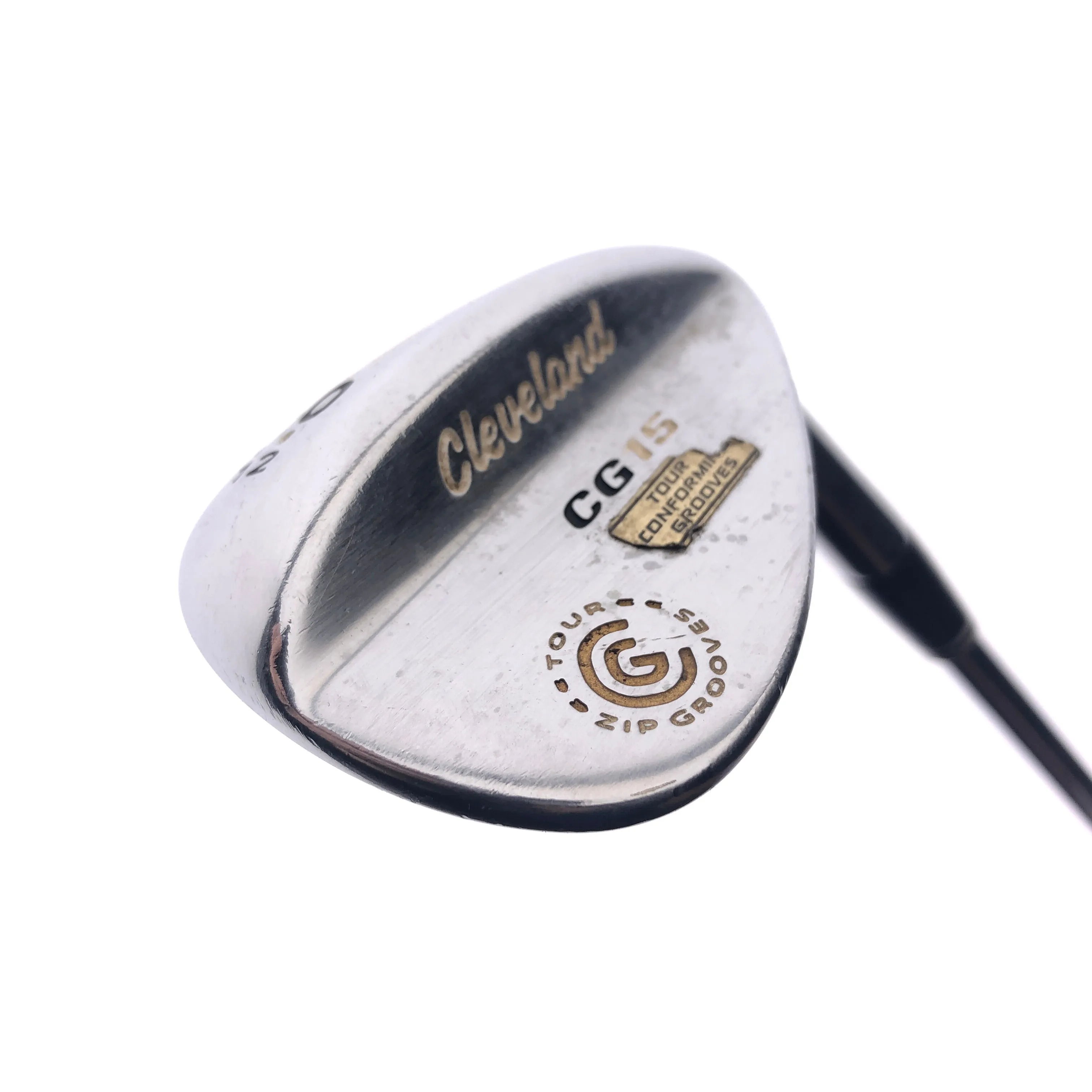 Used Cleveland CG15 Satin Chrome Lob Wedge / 60.0 Degrees / Wedge Flex
