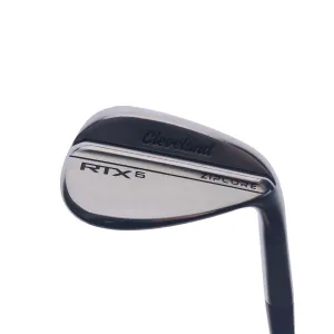 Used Cleveland RTX 6 Tour Satin Approach Wedge / 50.0 Degrees / Wedge Flex