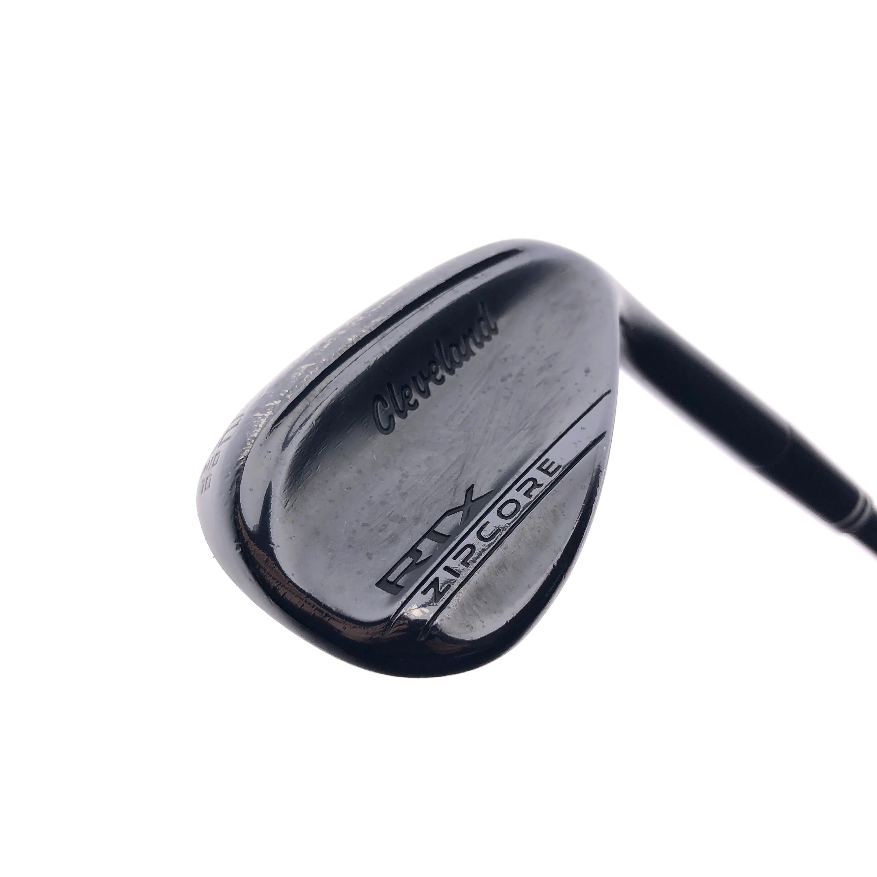 Used Cleveland RTX ZipCore Black Satin Gap Wedge / 52.0 Degrees / Stiff Flex