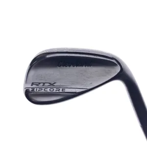 Used Cleveland RTX ZipCore Black Satin Gap Wedge / 52.0 Degrees / Stiff Flex