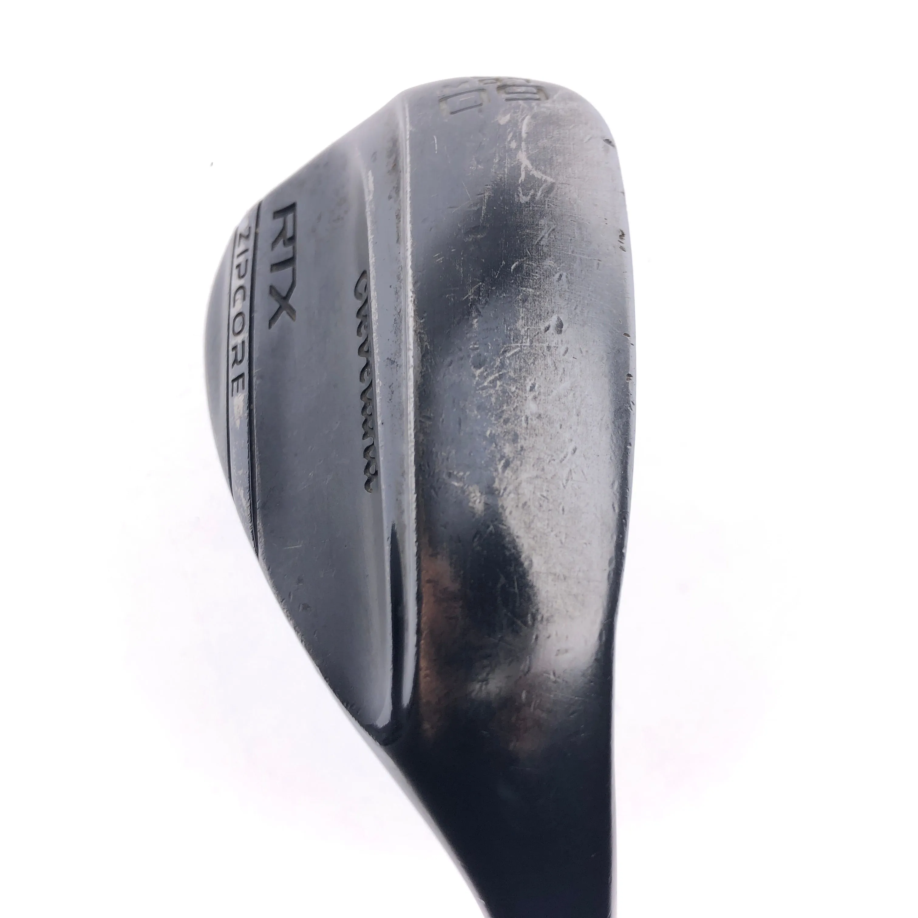 Used Cleveland RTX ZipCore Black Satin Lob Wedge / 60.0 Degrees / Stiff Flex