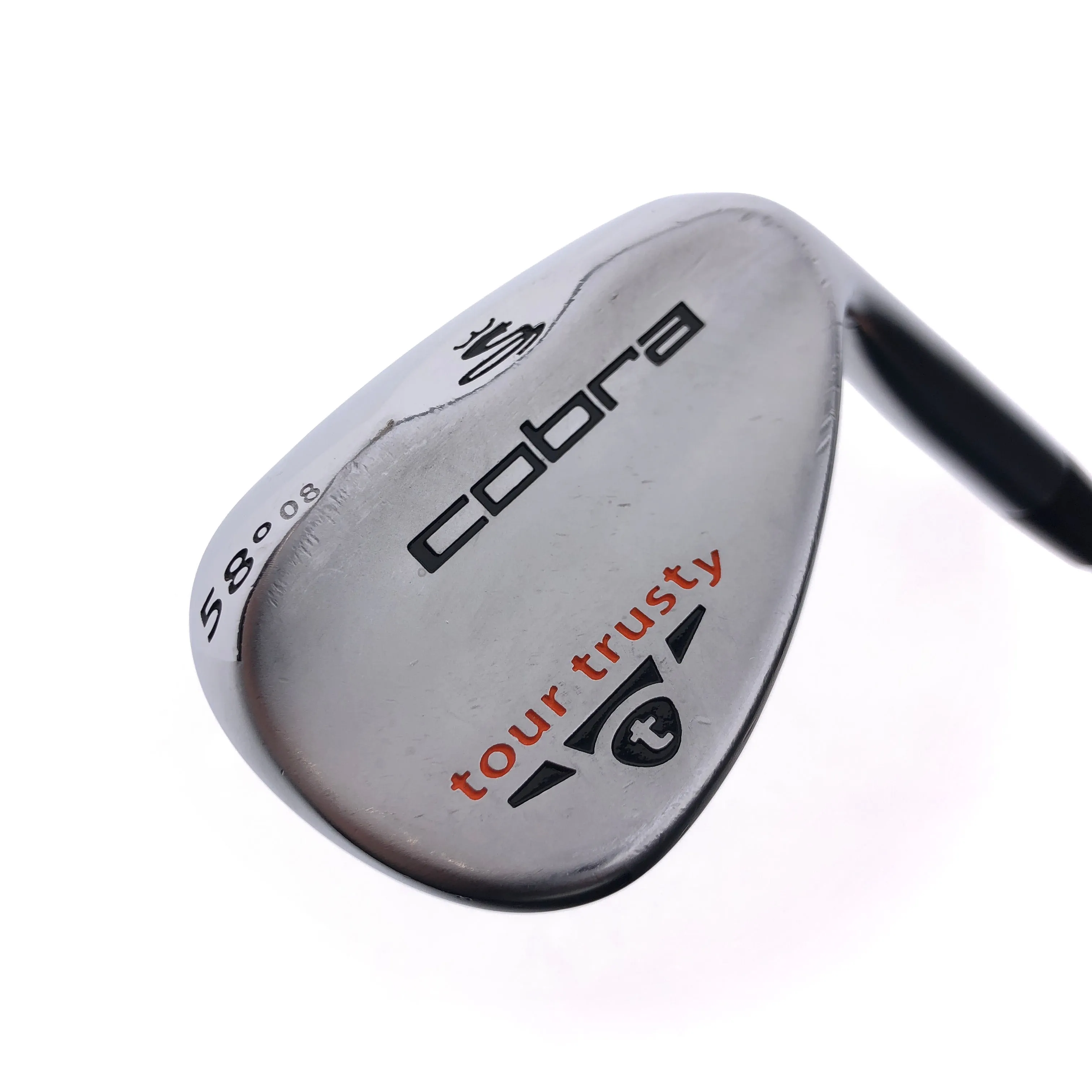 Used Cobra Tour Trusty Satin Lob Wedge / 58.0 Degrees / Stiff Flex