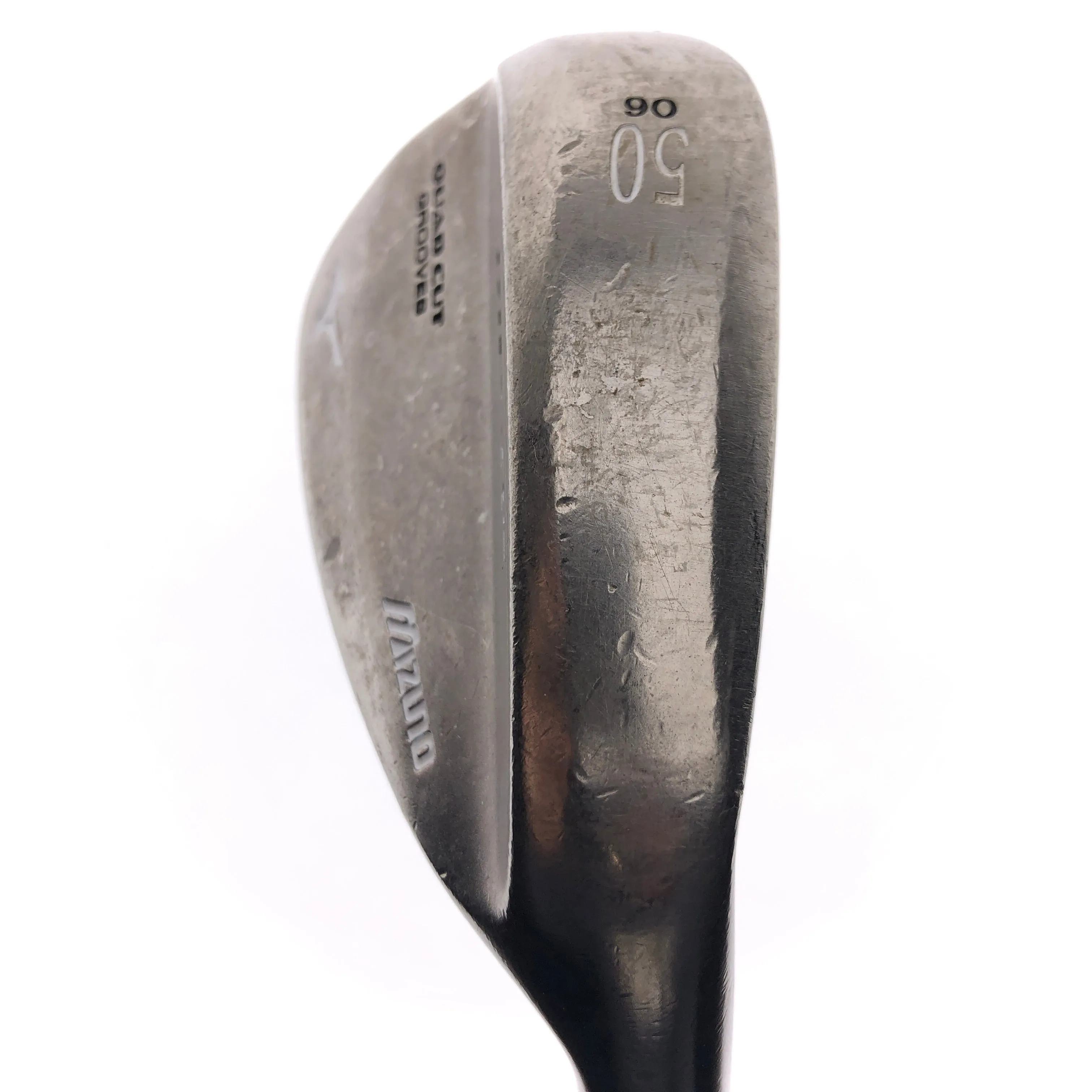 Used Mizuno MP-R 12 Black Satin Gap Wedge / 50.0 Degrees / Regular Flex