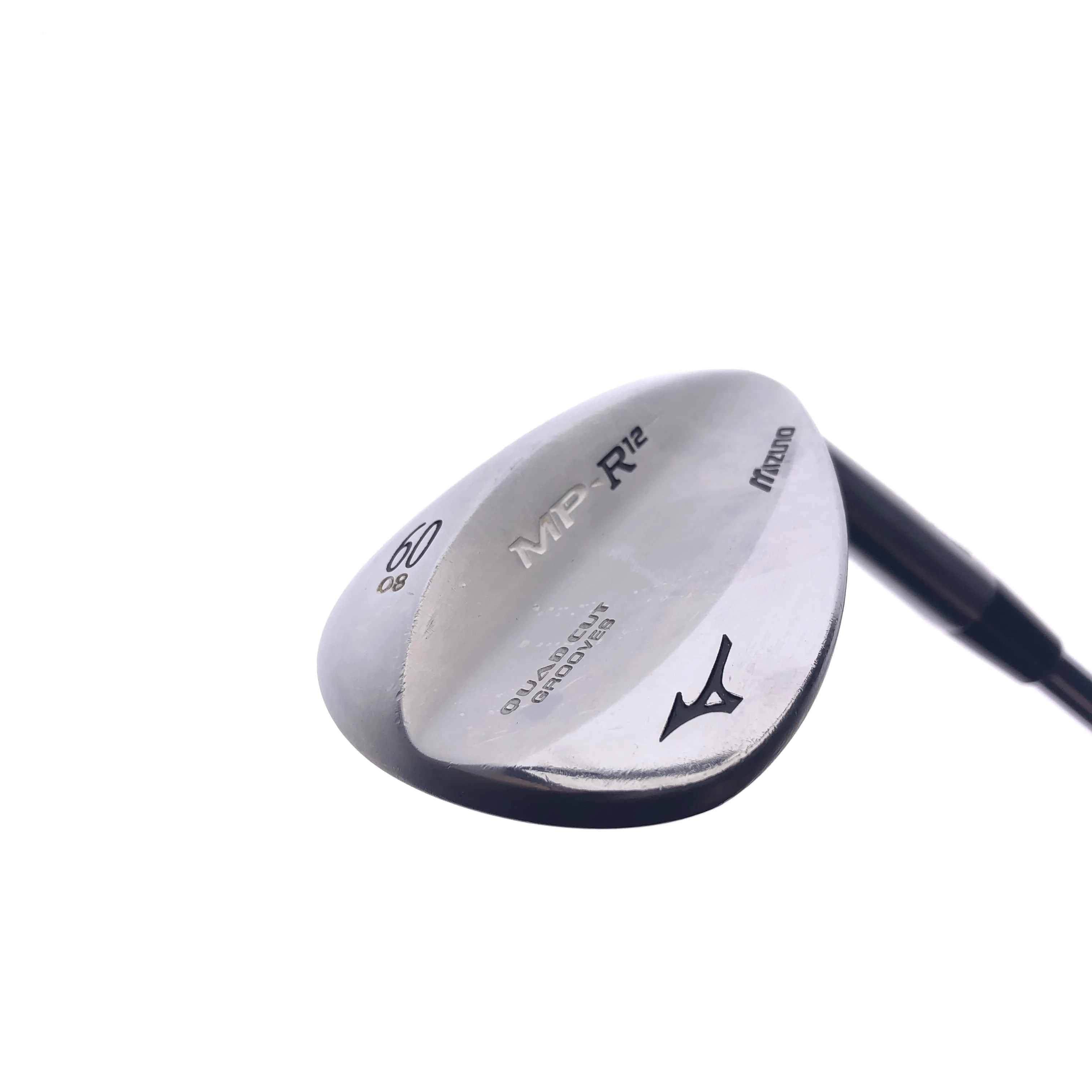 Used Mizuno MP-R 12 White Satin Chrome Lob Wedge / 60.0 Degrees / Wedge Flex