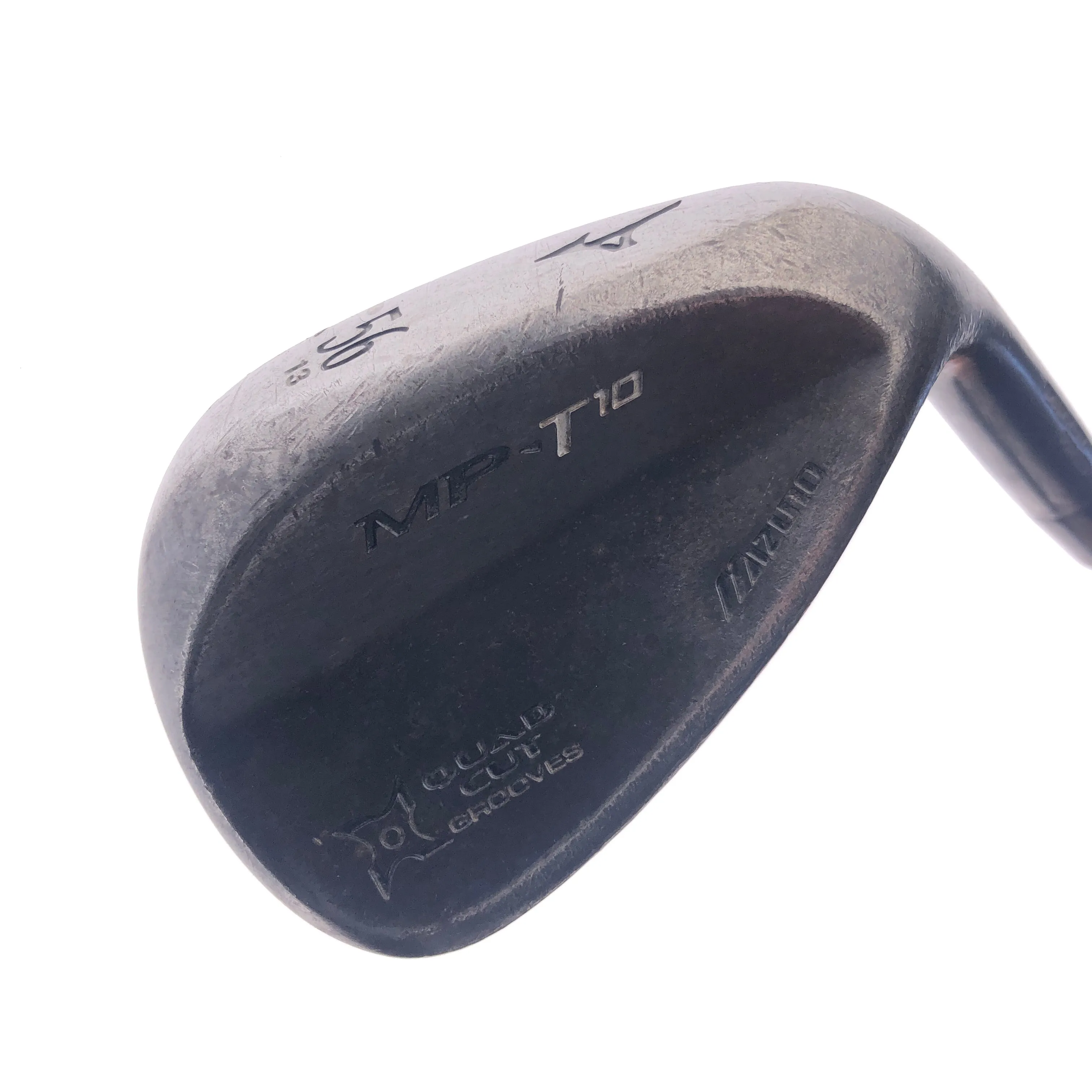 Used Mizuno MP-T 10 Black Satin Sand Wedge / 56.0 Degrees / Wedge Flex