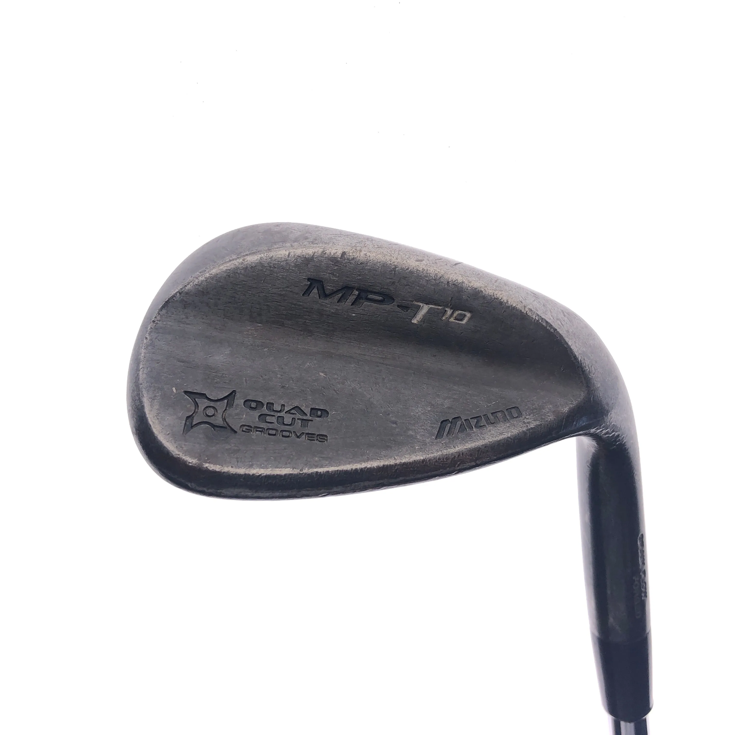 Used Mizuno MP-T 10 Black Satin Sand Wedge / 56.0 Degrees / Wedge Flex