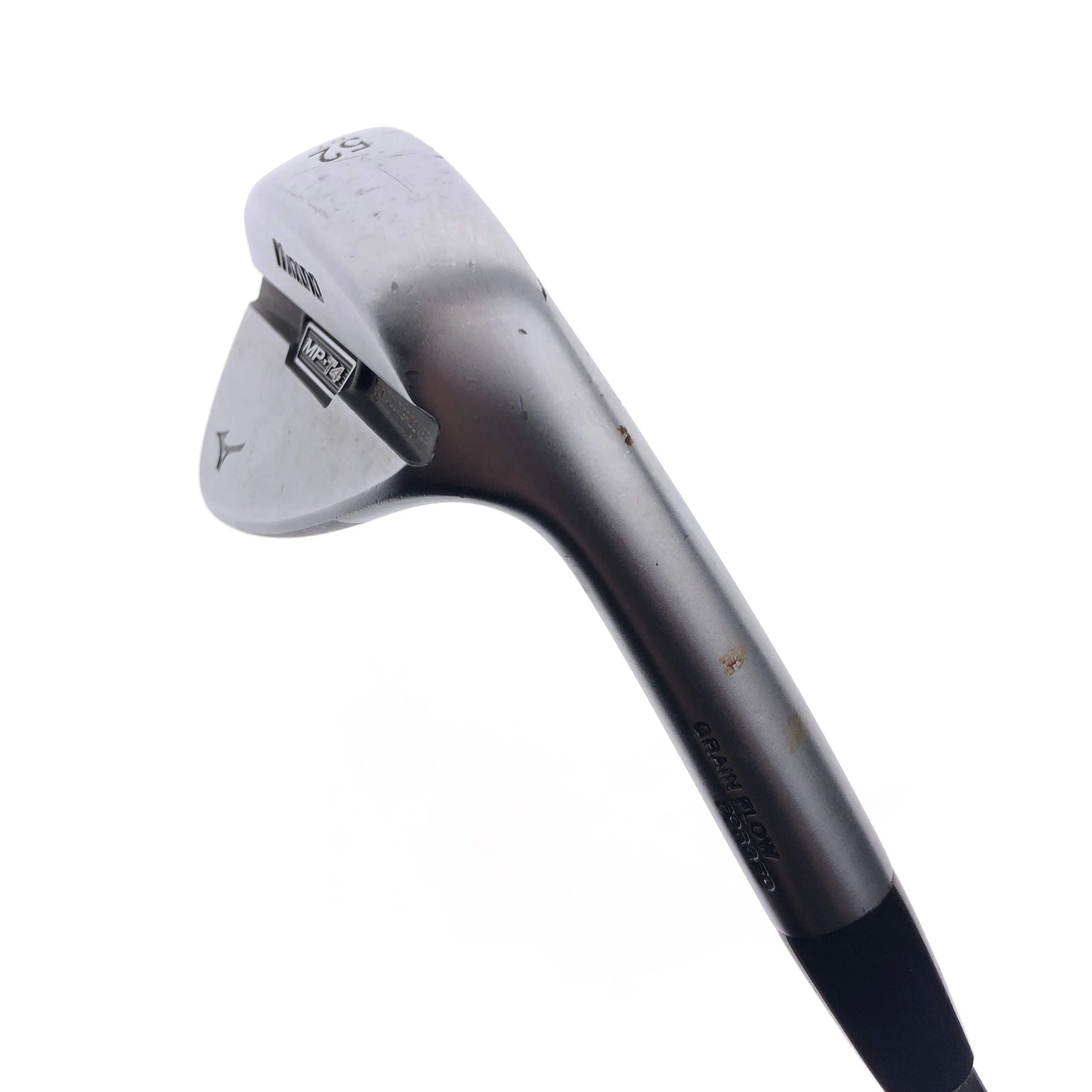 Used Mizuno MP-T4 White Satin Approach Wedge / 52.0 Degrees / Wedge Flex