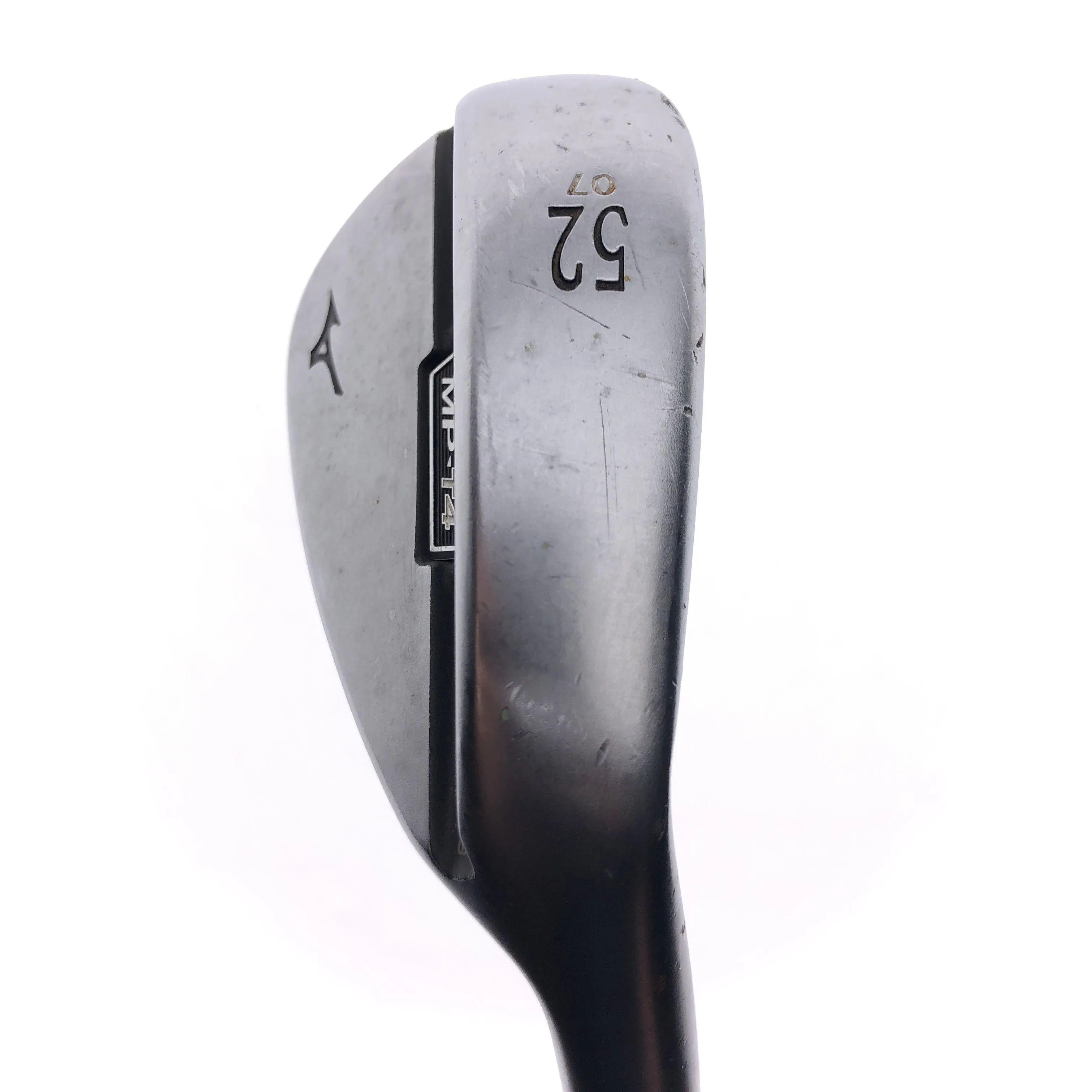 Used Mizuno MP-T4 White Satin Approach Wedge / 52.0 Degrees / Wedge Flex