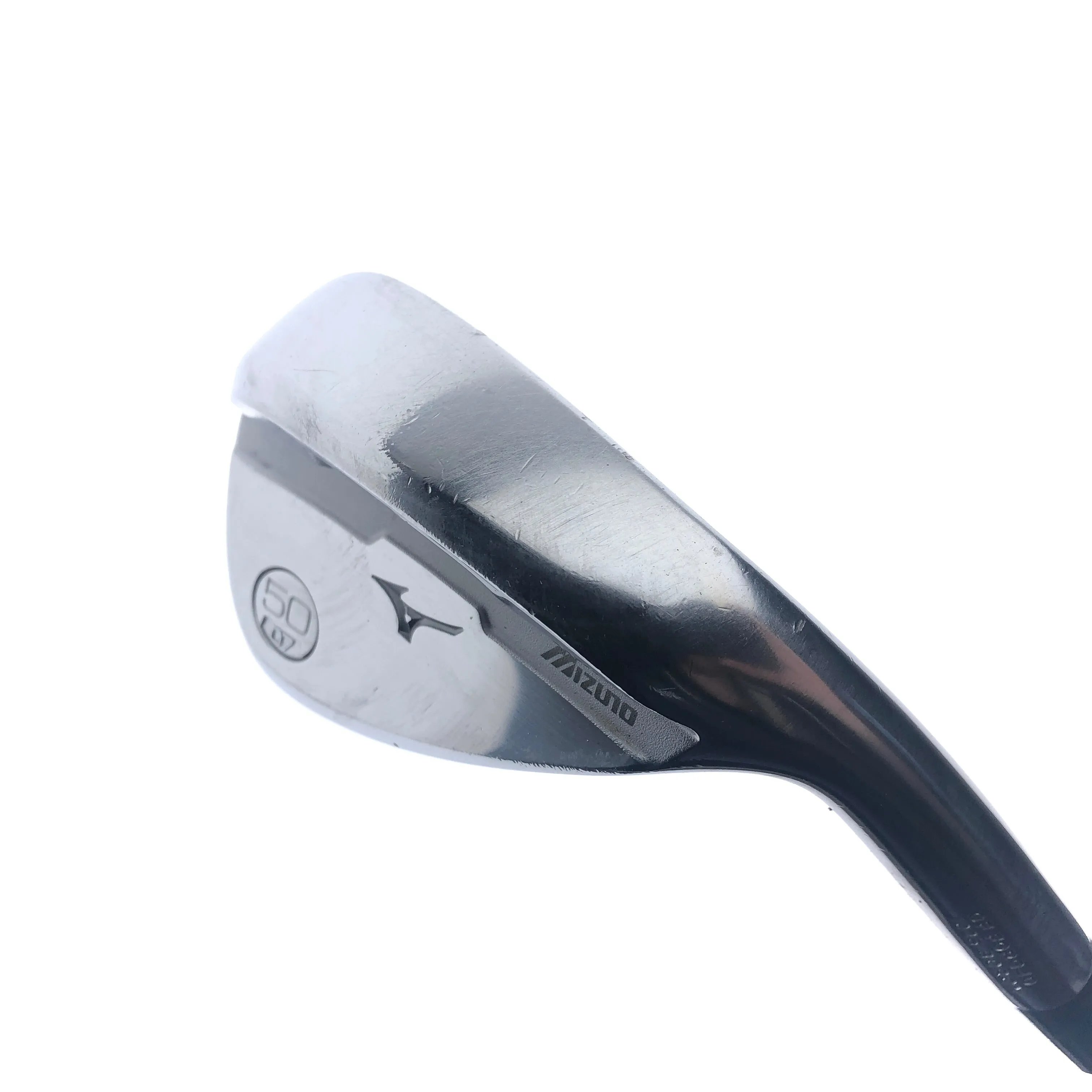 Used Mizuno S18 White Satin Gap Wedge / 50.0 Degrees / Regular Flex