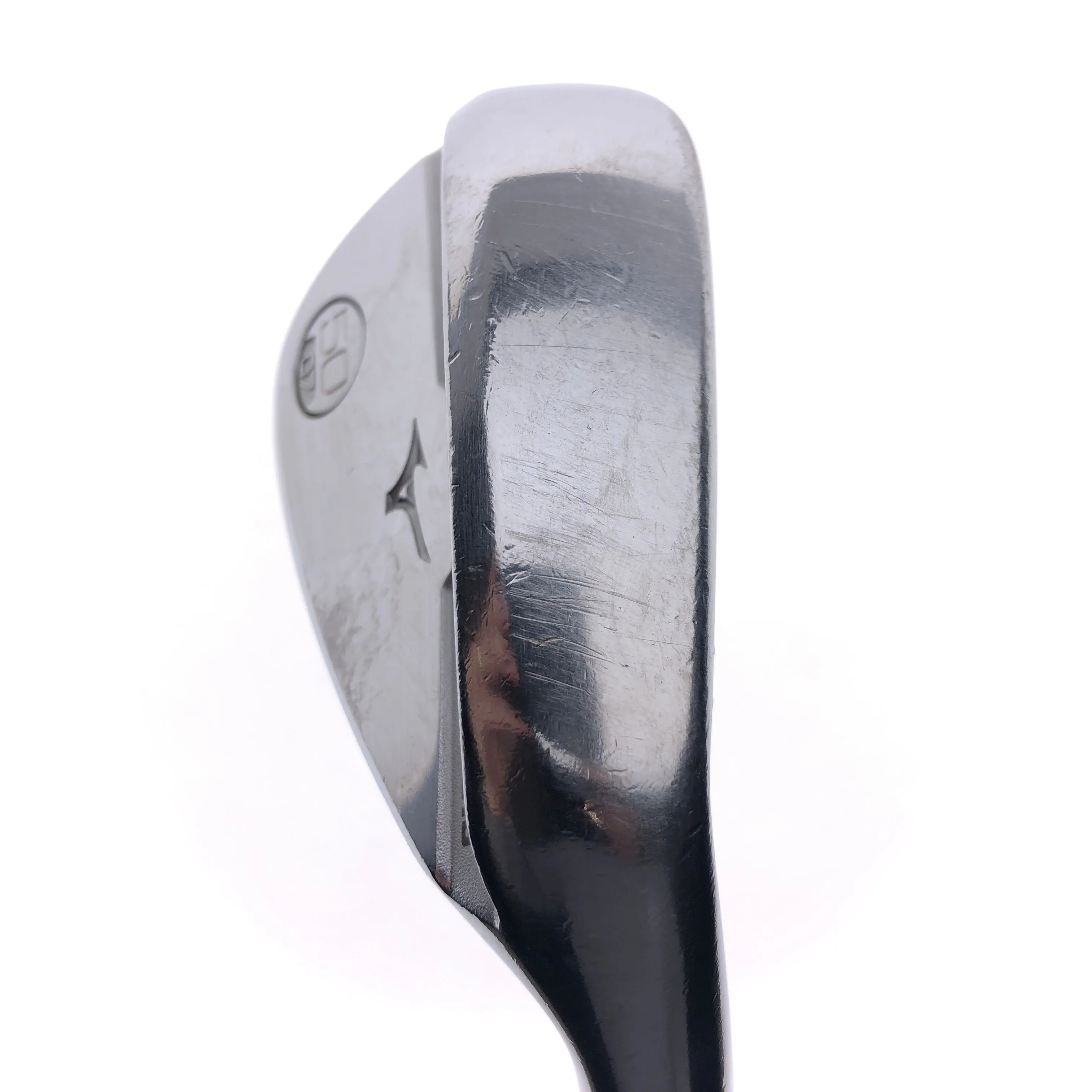Used Mizuno S18 White Satin Gap Wedge / 50.0 Degrees / Regular Flex