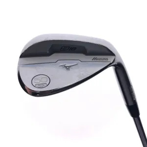 Used Mizuno S18 White Satin Gap Wedge / 50.0 Degrees / Regular Flex