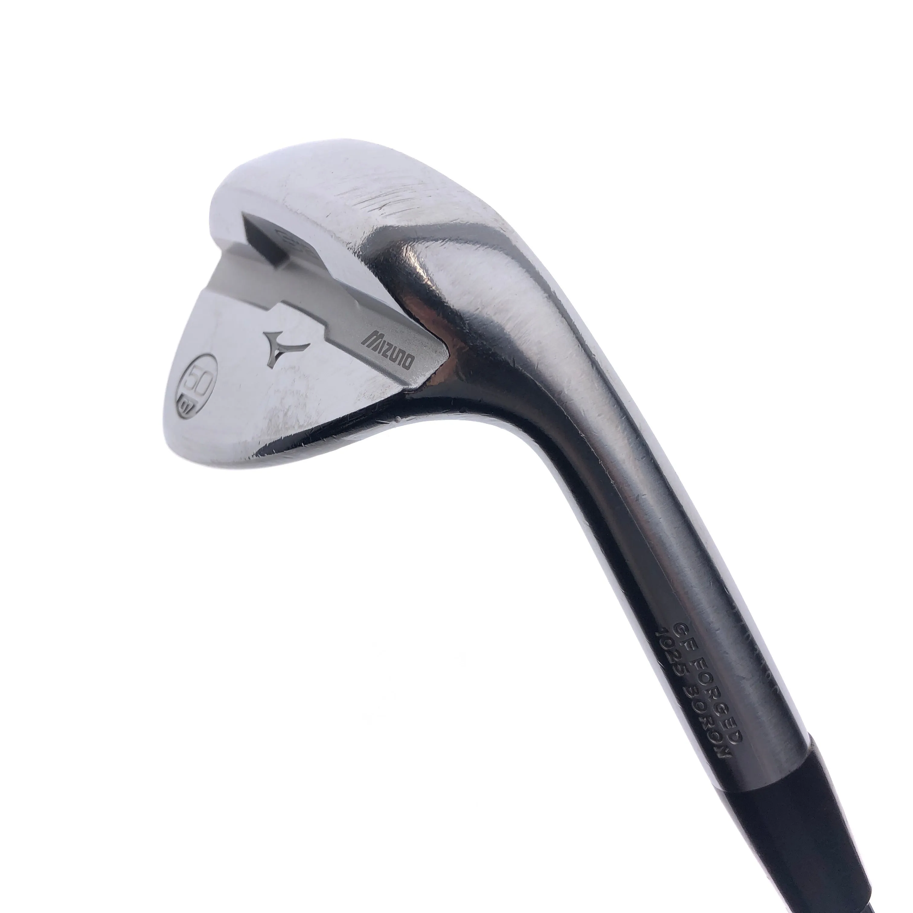 Used Mizuno S18 White Satin Gap Wedge / 50.0 Degrees / Regular Flex
