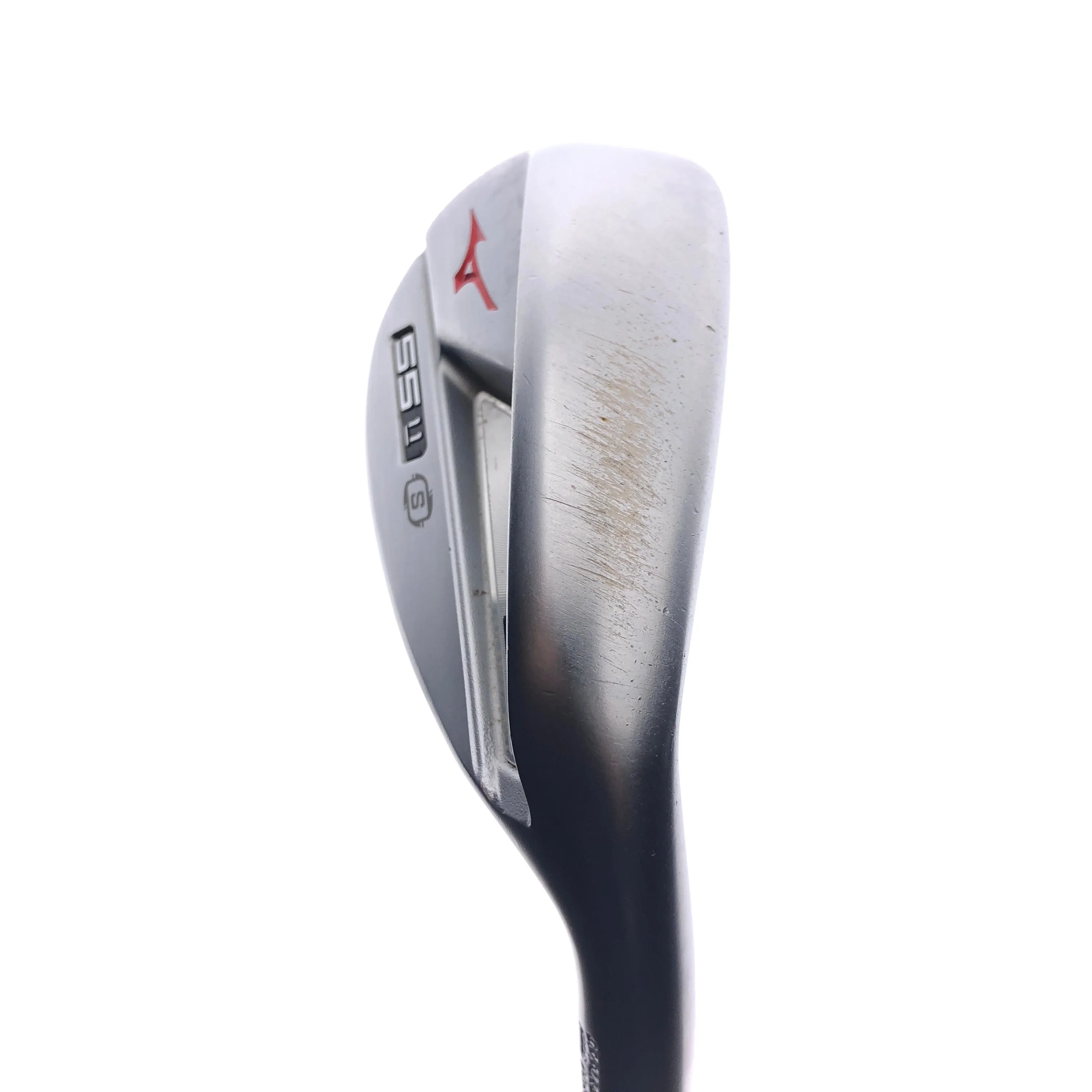 Used Mizuno S23 White Satin Sand Wedge / 55.0 Degrees / Stiff Flex