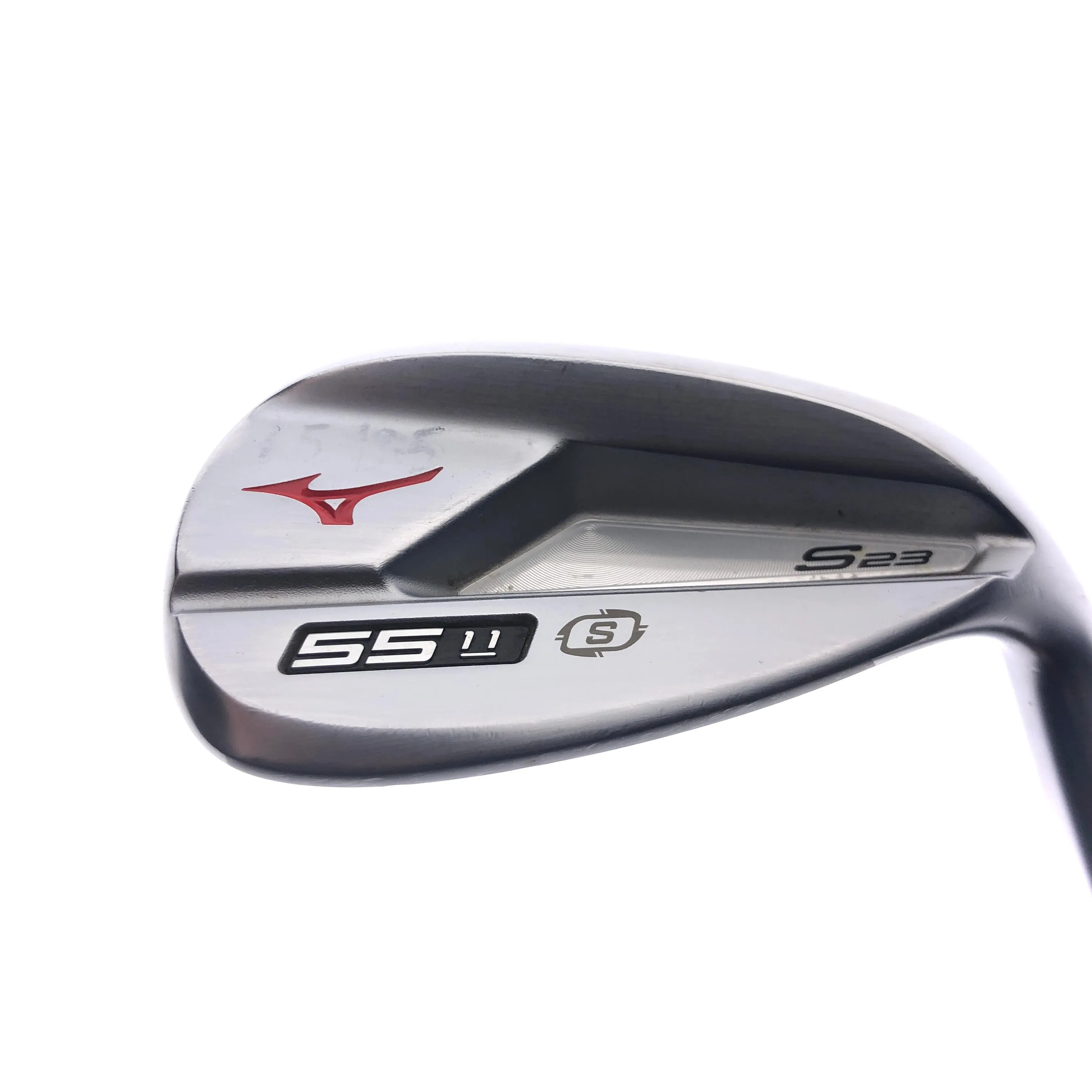 Used Mizuno S23 White Satin Sand Wedge / 55.0 Degrees / Stiff Flex