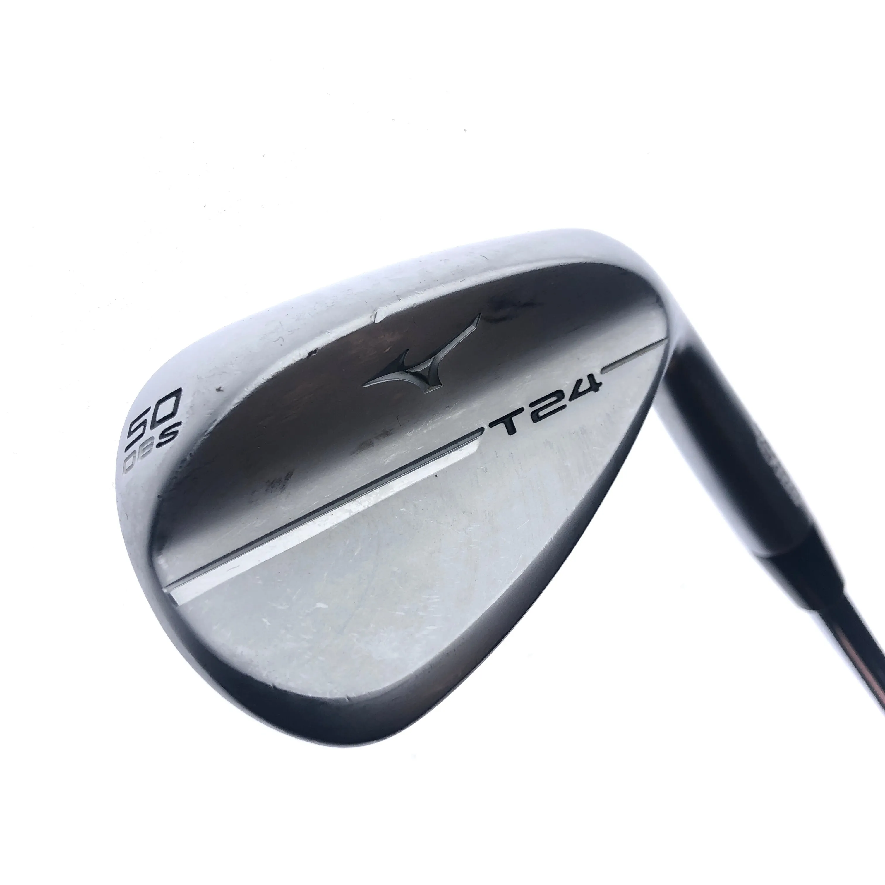 Used Mizuno T24 White Satin Gap Wedge / 50.0 Degrees / Stiff Flex